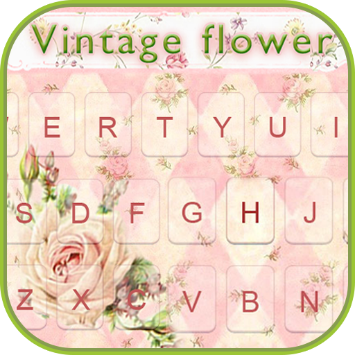 Vintage Flower Keyboard Theme 17.4 Icon