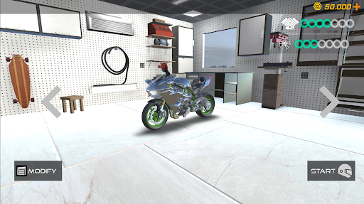 Motorcycle Driving Simulator Screen 2
