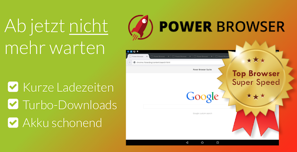 Power Browser:Schnell&sauberer Screenshot