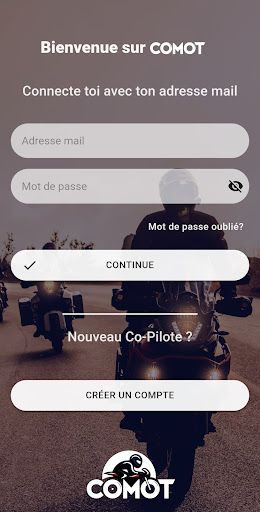 Android application Comot screenshort