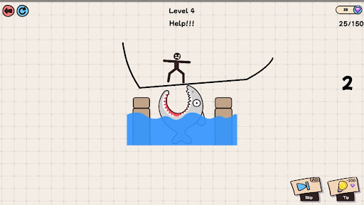 Draw and Save Stickman