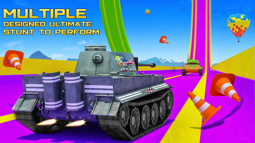 Télécharger Gratuit Crazy Tank Stunts: Tank Games APK MOD (Astuce) screenshots 3