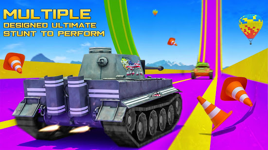 Crazy Tank Stunts: Tank Games screenshots apk mod 3