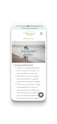 Beach Weddings In Florida Screen 2