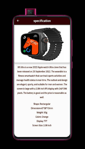 x8 ultra smart watch guide Screen 2