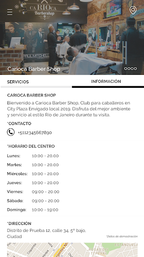 Android application Carioca Barber Shop screenshort