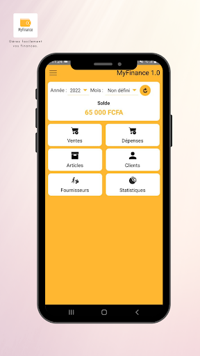 Android application MyFinance screenshort
