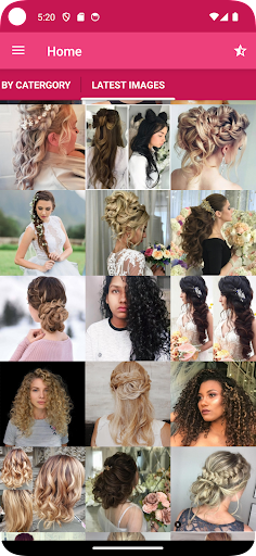 Android application Wedding Hairstyle Step By Step screenshort