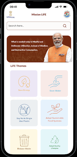 Mission LiFE App Screen 2