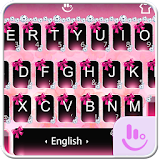 Diamond Pink Glitter Bowknot Keyboard Theme icon
