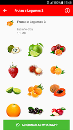 Figurinhas de Frutas e legumes - WAStickerApps