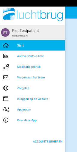 Android application Luchtbrug screenshort