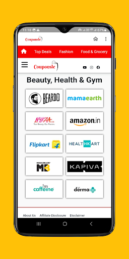 Android application Couponsle:All in one shopping screenshort