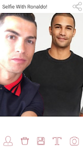 Captura 3 selfie con cristiano ronaldo c android