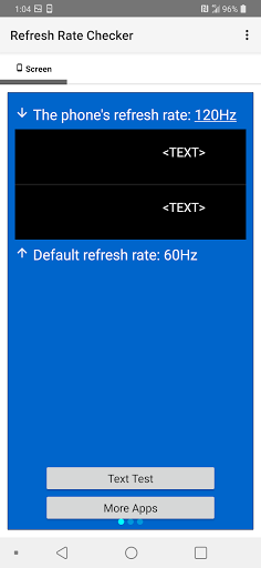 Refresh Rate Checker Screen 3