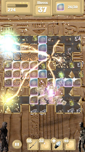 Assassin Vs Mummies - Match 3 Screen 2