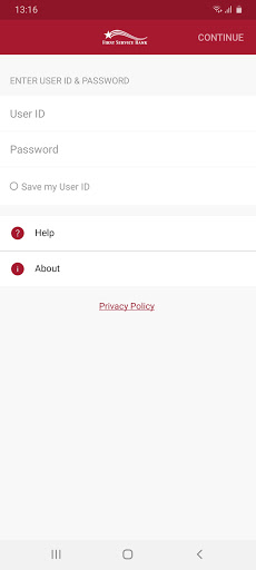 Android application First Service Mobile Banking screenshort