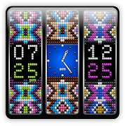 Aztec Beaded Gear Fit Clock  Icon