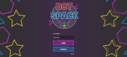 Android application Dot Space: Acción frenética screenshort
