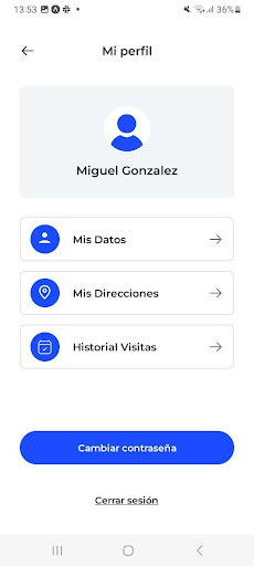 Hand para clientes Screen 3