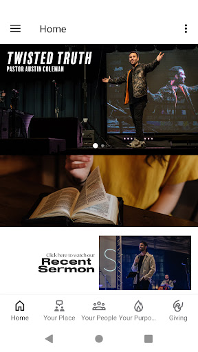 Android application Heart and Soul Church screenshort