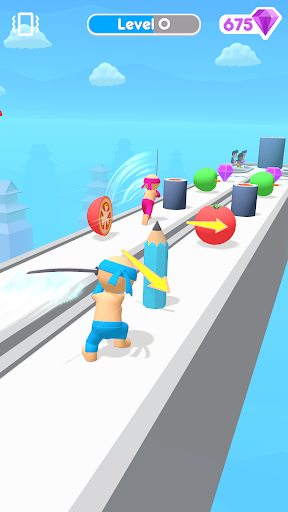Android application Run and Slice screenshort