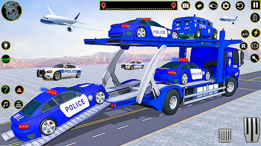 US Police Cars Transport Games