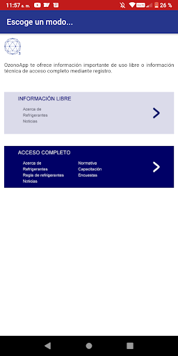 OzonoApp Screen 3