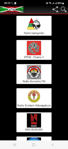 Android application Burundi Radio screenshort