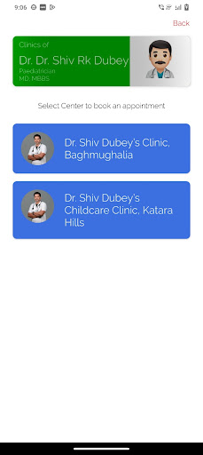 Dr Shiv Dubey Child Specialist Screen 2