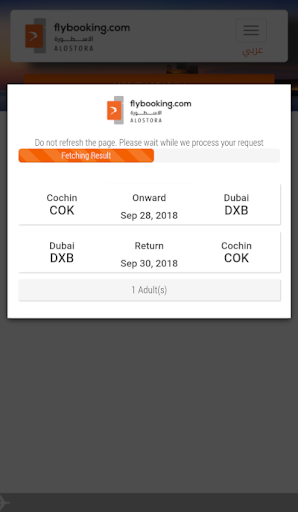 FlyBooking Screen 3