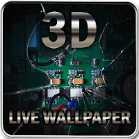 Сломанный экран 3D Live Wallpaper