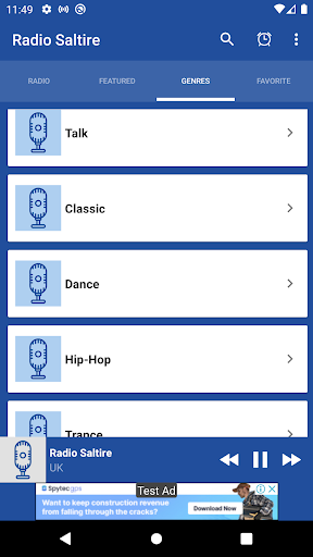Radio Saltire App UK Screen 3