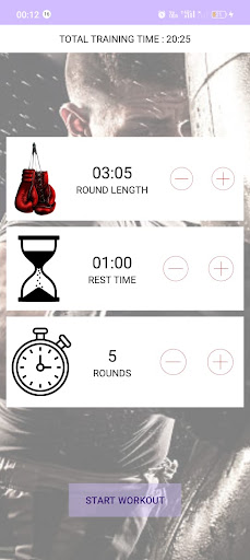 Boxing Timer Screen 2