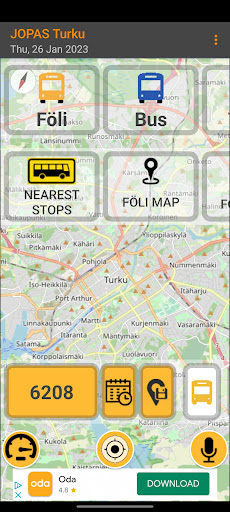 Android application JOPAS Turku (Föli - etc.) screenshort