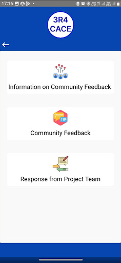 Feedback 3R4CACE Screen 2