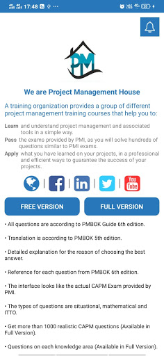 CAPM Exam Simulator Screen 2