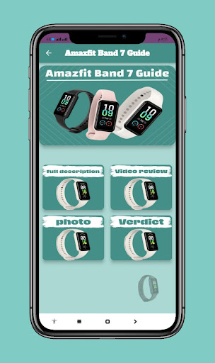 Android application Amazfit Band 7 Guide screenshort