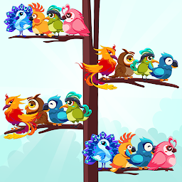 Isithombe sesithonjana se-Bird Sort: Color Puzzle Game