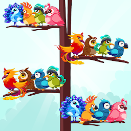 Сортировка по цвету птицы Mod Apk