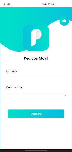Android application Pedidos Móvil screenshort