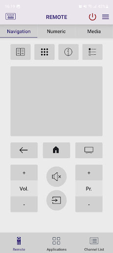 Beko TV Remote Screen 2