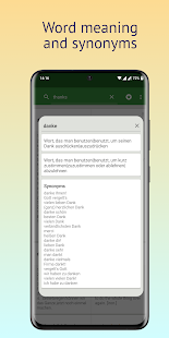 German English Dictionary Tangkapan layar