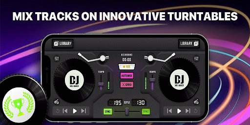 Android application Virtual Dj Mixer 3d screenshort