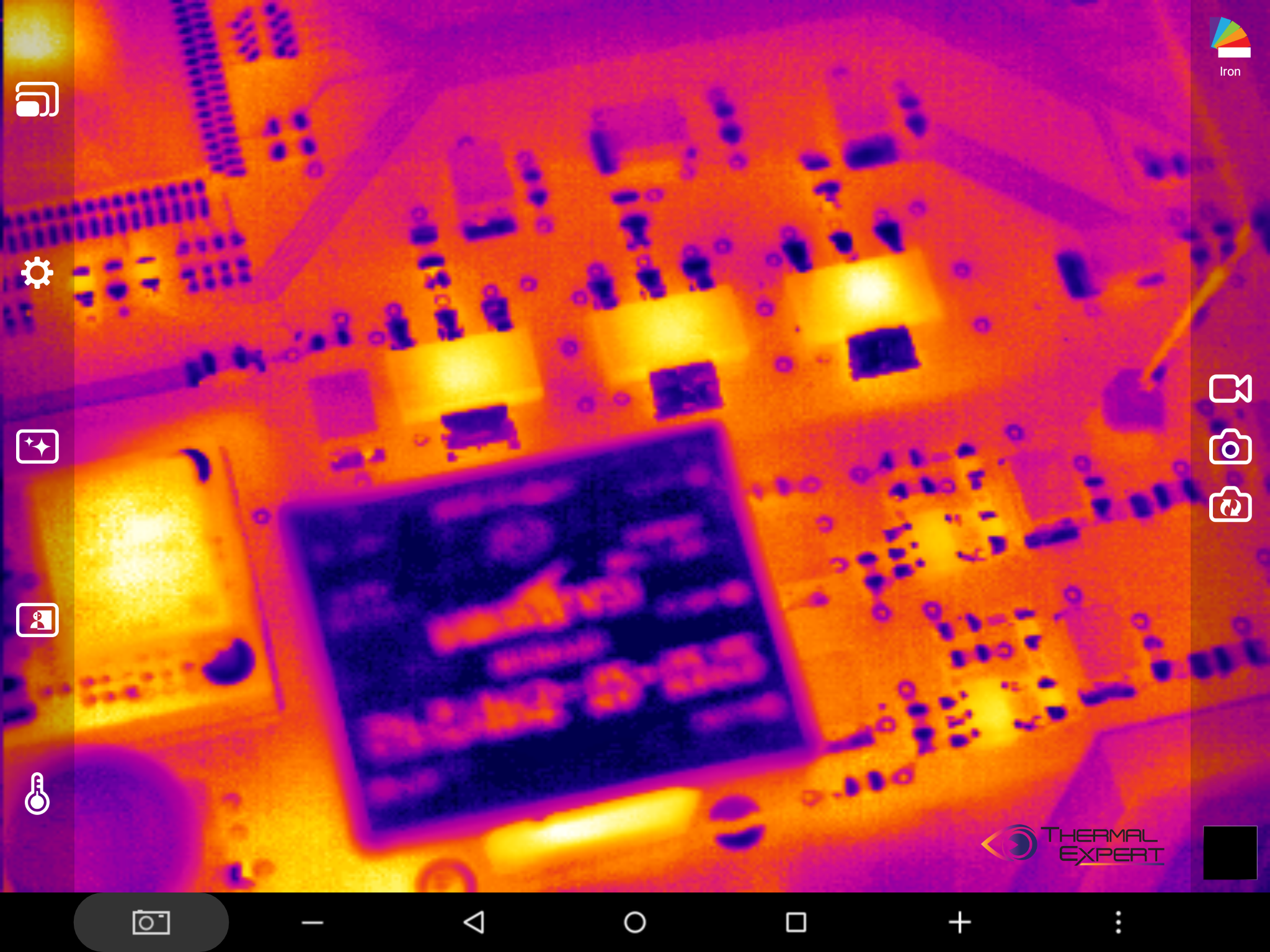 Android application Thermal Expert screenshort