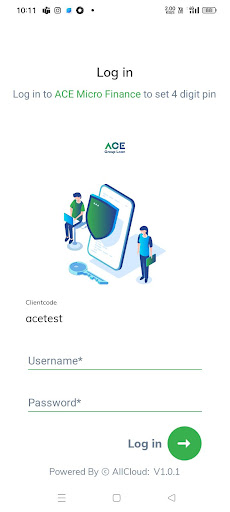 ACE Micro Finance Screen 2