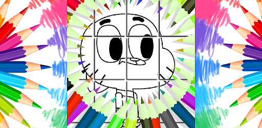 Gumball Coloring Darwin Book
