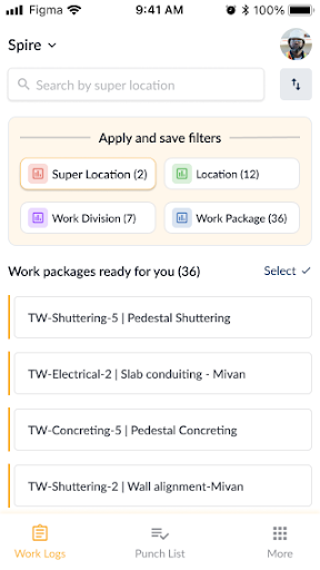 Android application Arena Onsite screenshort
