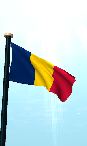 Chad Flag 3D Live Wallpaper Screen 2