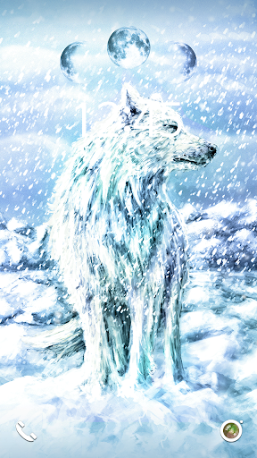 Wallpaper - Winter Alone Wolf Screen 2